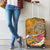 Polynesian Luggage Covers - Turtle Plumeria Gold Color Gold - Polynesian Pride