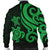 Papua New Guinea Men's Bomber Jacket - Green Tentacle Turtle - Polynesian Pride