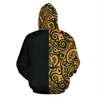 Polynesian Hoodie Half Style 02 - Polynesian Pride