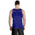 Guam Men's Tank - Guam Seal With Polynesian Tattoo Style (Blue) - Polynesian Pride