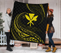 Kanaka Premium Quilt - Yellow - Frida Style - Polynesian Pride