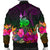 New Caledonia Polynesian men's Bomber Jacket - Summer Hibiscus - Polynesian Pride