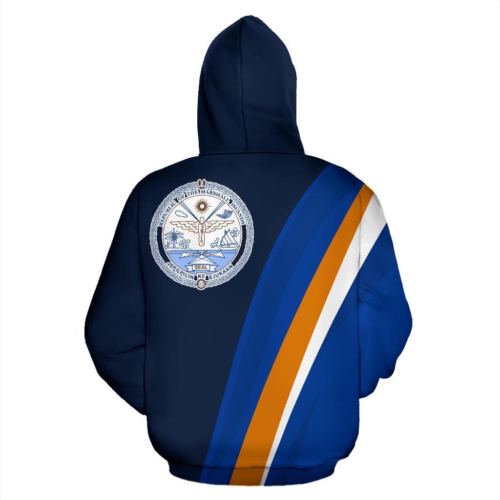 Marshall Islands Hoodie Marshall Islands Flag Seal Special Version - Polynesian Pride