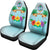 Guam Car Seat Covers - Guam Coat Of Arms With Hibiscus NN9 - Polynesian Pride