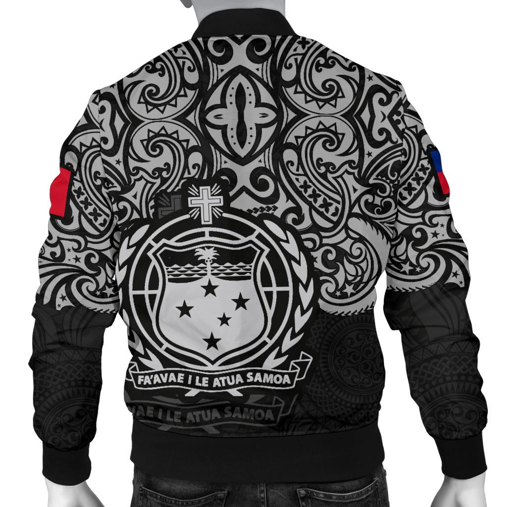 Samoa Polynesian Pride Bomber Jacket (Men) - Pride of Samoa - Polynesian Pride