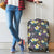 Plumeria Luggage Cover 02 Black - Polynesian Pride