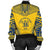 Niue Flag Polynesian Chief Women'S Bomber Jacket - Polynesian Pride
