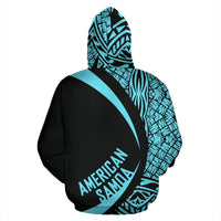 American Samoa Turtle Polynesian Hoodie Circle Style 06 - Polynesian Pride