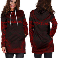 Tokelau Women's Hoodie Dress - Polynesian Red Chief - Polynesian Pride