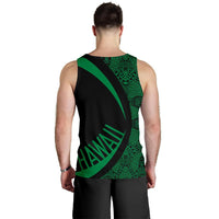 Hawaii Turtle Polynesian Men's Tank Top - Circle Style - Green AH - Polynesian Pride