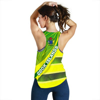 Cook Islands Women Racerback Tank Victorian Vibes - Polynesian Pride