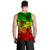 Polynesian Men's Tank Top - Reggae Hibiscus Patterns - Polynesian Pride