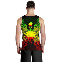 Nauru Polynesian Men Tank Top Map Reggae - Polynesian Pride