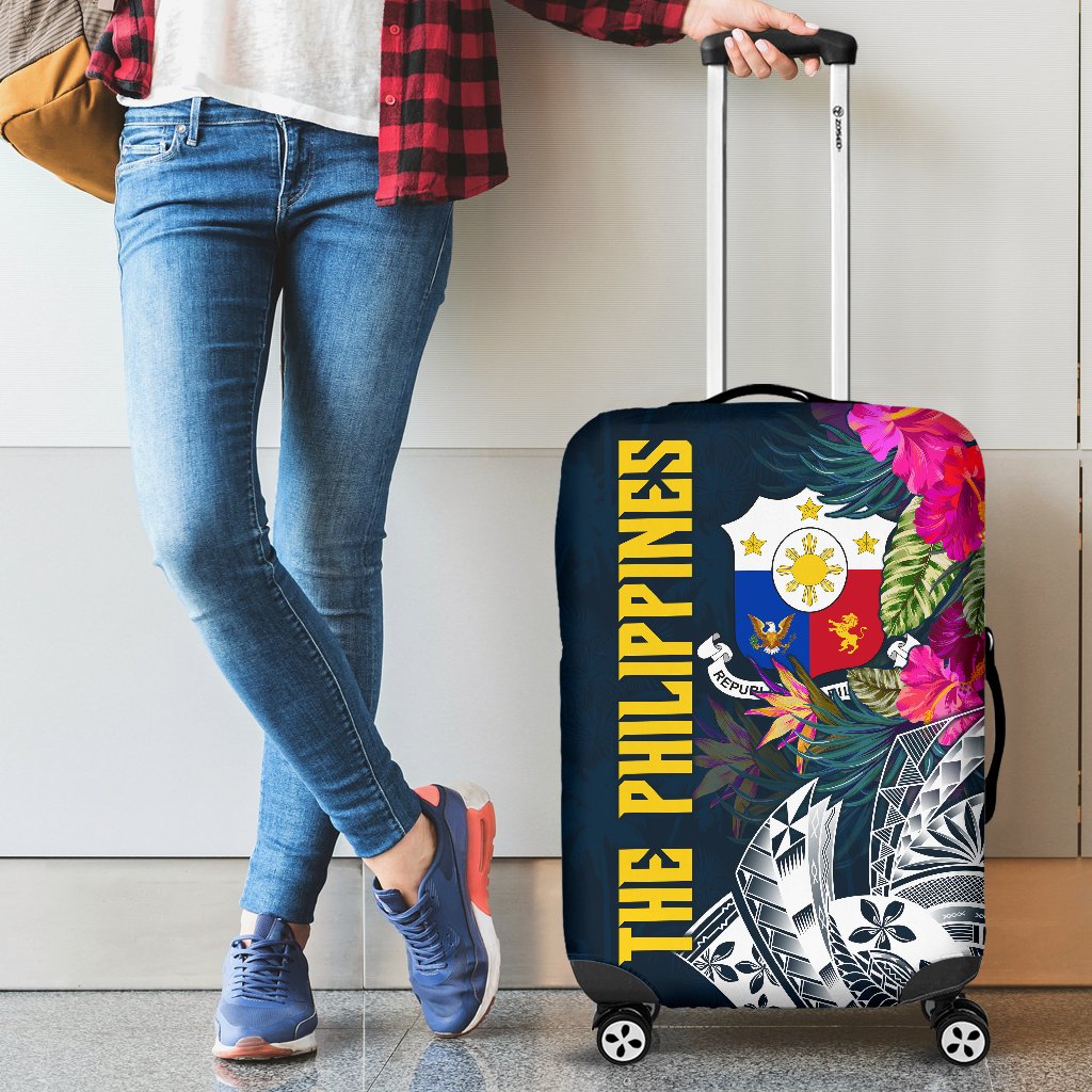 The Philippines Luggage Covers - Summer Vibes Blue - Polynesian Pride