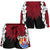 Tahiti Polynesian Custom Personalised Women's Shorts - Tribal Wave Tattoo Flag Style - Polynesian Pride