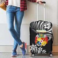 Mate Ma'a Tonga Rugby Luggage Covers Polynesian Unique Vibes - Black - Polynesian Pride