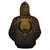 Pohnpei All Over Hoodie Lift up Gold - Polynesian Pride