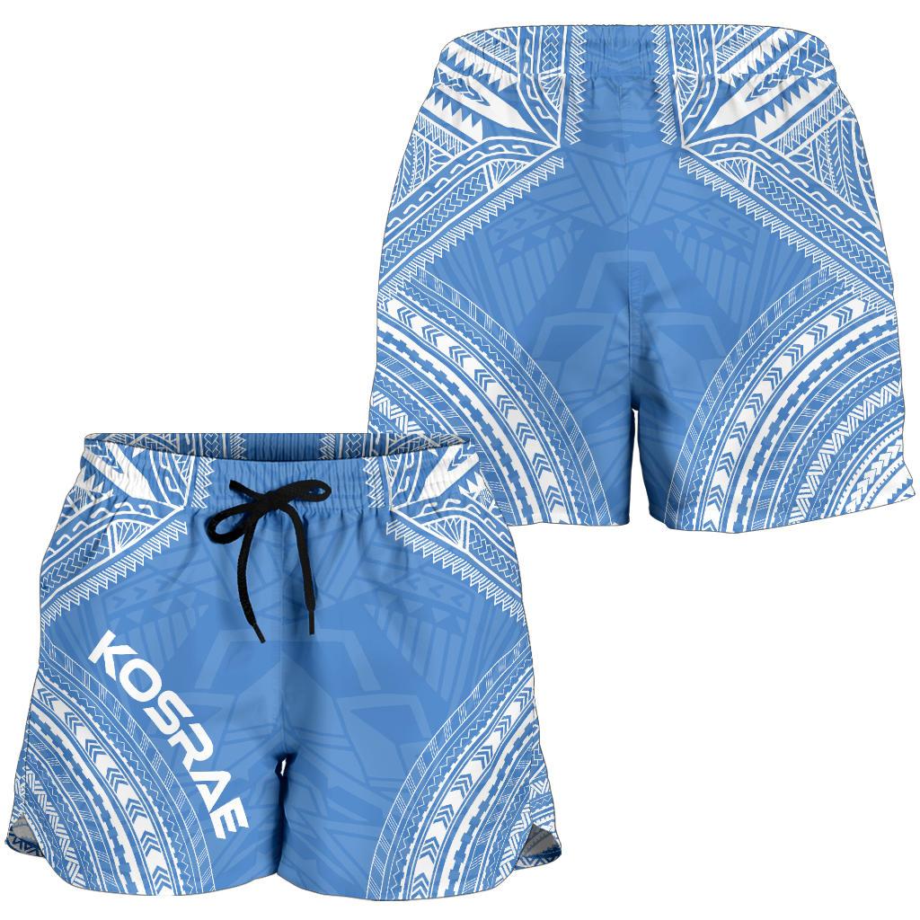 Kosrae Women's Shorts - Polynesian Chief Flag Version - Polynesian Pride