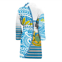Tuvalu Rugby Men's Bath Robe Special - Polynesian Pride