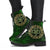 Ireland Celtic Leather Boots - Happy St. Patricks Day Boots 2 - Polynesian Pride