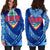 Guam Hoodie Dress - Polynesian Patterns Sport Style - Polynesian Pride