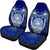 American Samoa Car Seat Covers - American Samoa Seal Coconut - A02 Universal Fit Blue - Polynesian Pride
