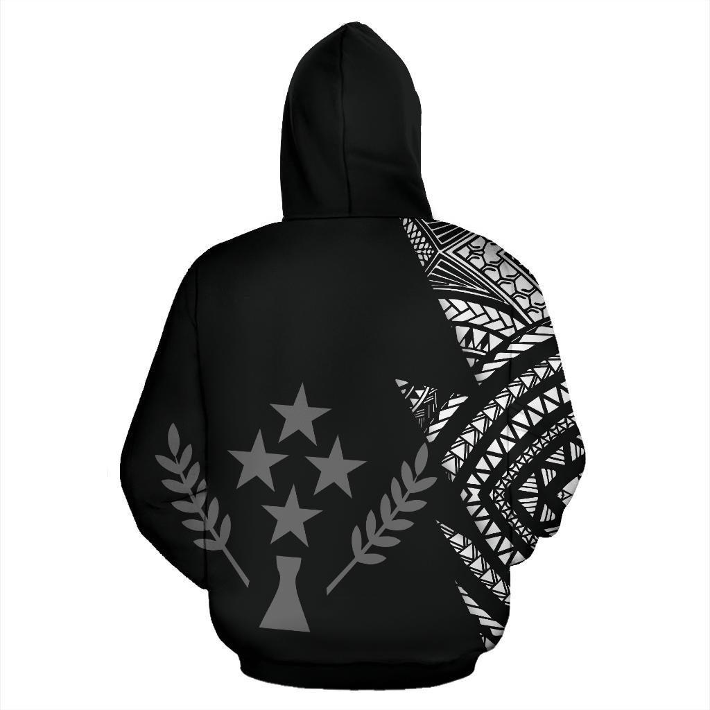 Kosrae Pattern All Over Zip up Hoodie FSM - Polynesian Pride