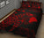 Turtle Hibiscus Map Red Quilt Bed Set - Polynesian Pride