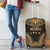 Society Islands Polynesian Chief Luggage Cover - Gold Version - Polynesian Pride