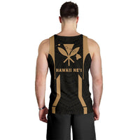 Hawaii Kanaka Polynesian Men's Tank Top Gold - Polynesian Pride