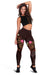 Kosrae Polynesian Leggings - Legend of Kosrae (Red)