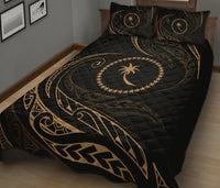 Chuuk Islands Quilt Bed Set - Gold - Frida Style - Polynesian Pride