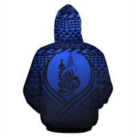 New Caledonia All Over Hoodie Lift up Blue - Polynesian Pride