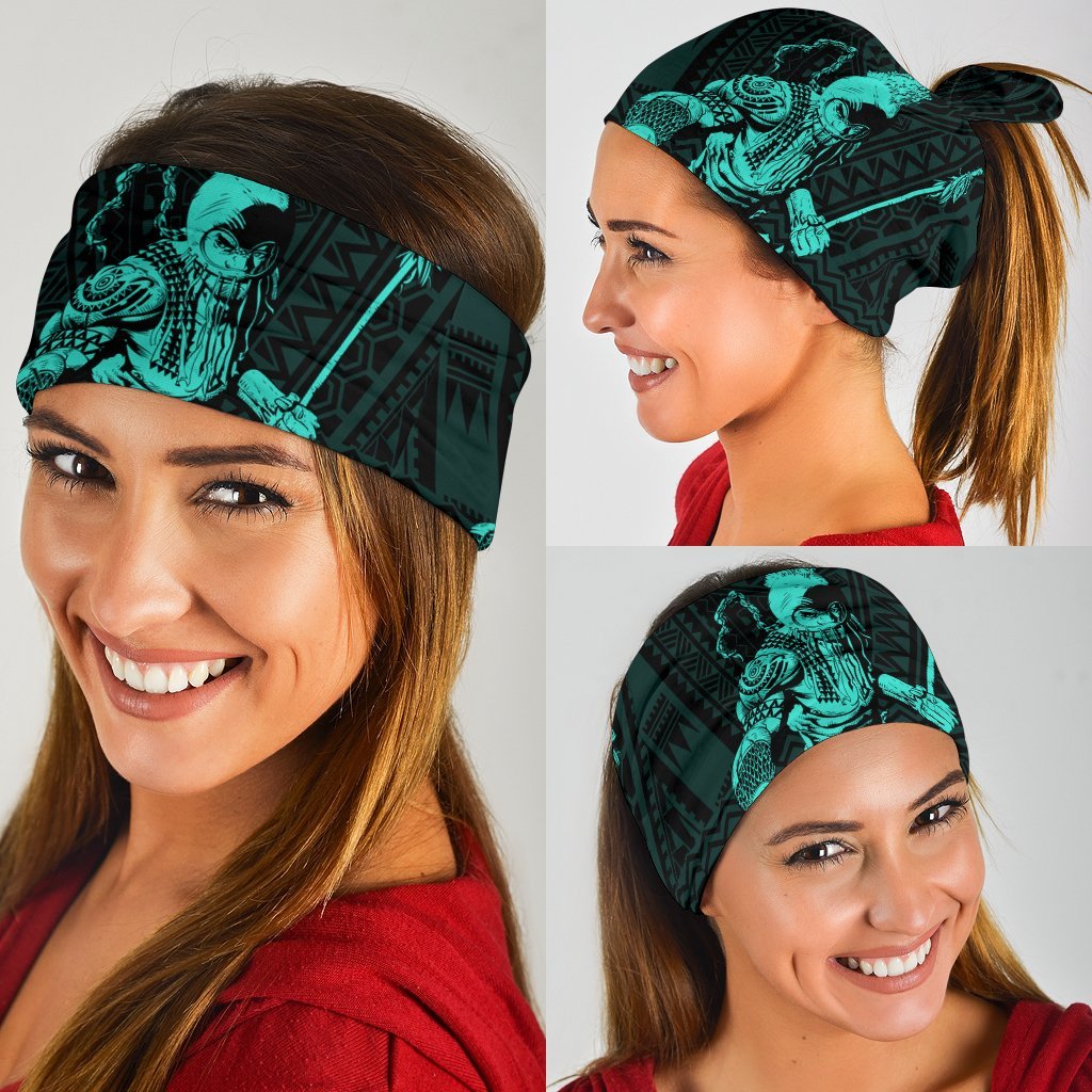 Polynesian Warrior Ikaika Hawaii Bandana 3 - Pack - Turquoise - Polynesian Pride