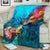 Polynesian Kanaka Maoli (Hawaiian) Premium Blanket - Turtle Hawaii Map - Polynesian Pride