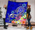 Tahiti Premium Quilt - Turtle Plumeria (Blue) - Polynesian Pride
