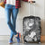 Samoa Luggage Covers - Humpback Whale with Tropical Flowers (White) White - Polynesian Pride