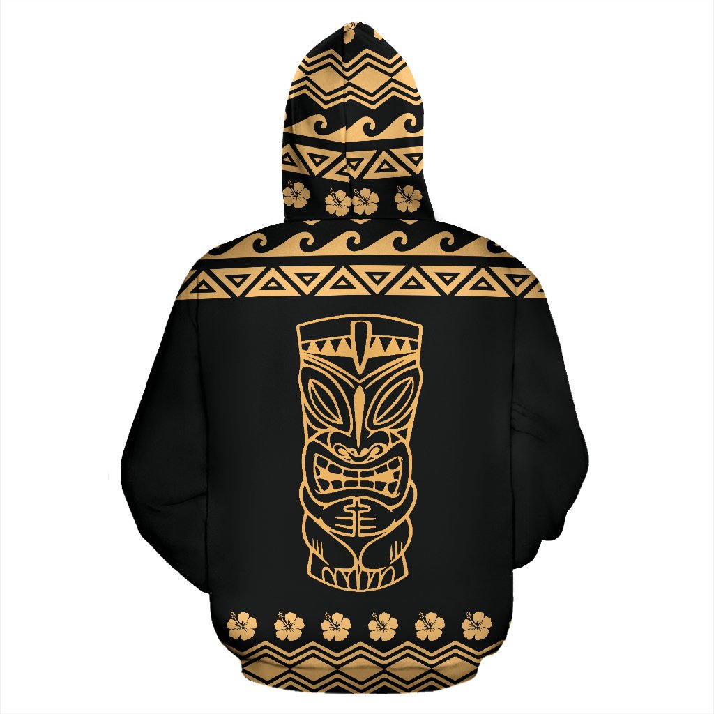 Hawaii All Over Hoodie Polynesian Tiki Hoodie - Polynesian Pride