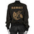 Hawaii Kakau Polynesian Anchor Women's Bomber Jacket - Gold - Polynesian Pride