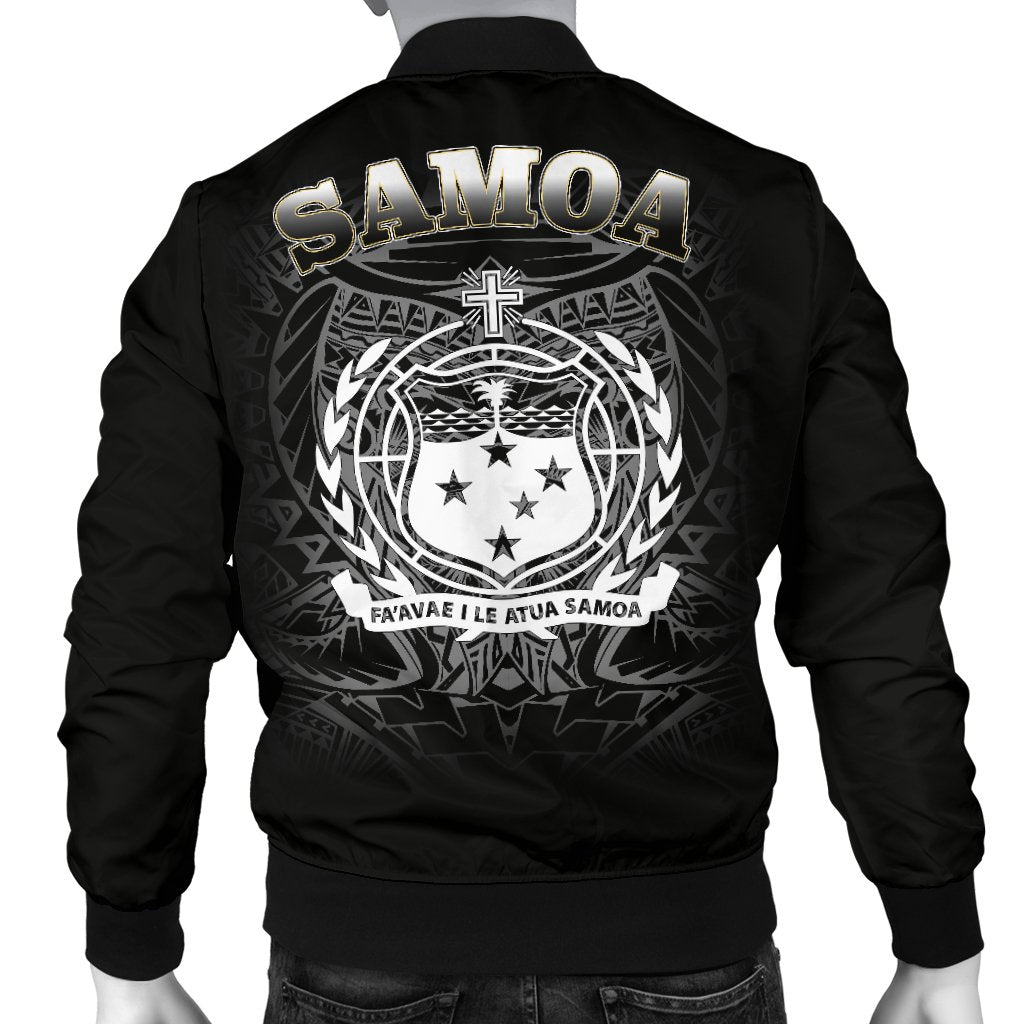 Samoa Polynesian Men's Bomber Jacket - Samoa Eagle - Polynesian Pride