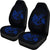 Anchor Blue Poly Tribal Car Seat Covers Universal Fit Blue - Polynesian Pride