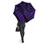 Seal Of Hawaii Polynesian Umbrella Purple - Circle Style - Polynesian Pride