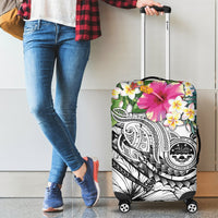 FSM Polynesian Luggage Covers - Summer Plumeria (White) White - Polynesian Pride