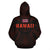 Polynesian Kamapuaa Flag of Hawaii Hoodie Orange Hawaiian Mythology Style - Polynesian Pride