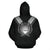 Pohnpei All Over Hoodie Black Sailor Style - Polynesian Pride