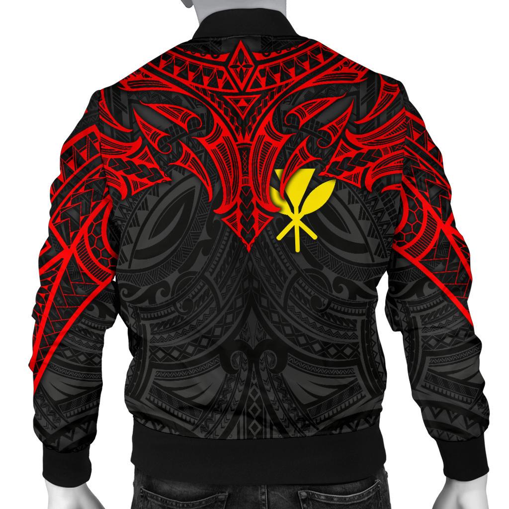 Polynesian Hawaii Men's Bomber Jacket - Polynesian Whale Tail - Polynesian Pride