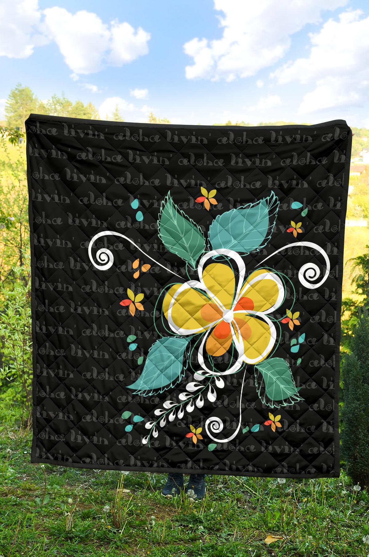 Aloha Hibiscus Premium Quilt - Polynesian Pride