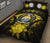 Nauru Polynesian Quilt Bed Set Hibiscus Yellow - Polynesian Pride