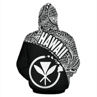 Hawaii Zip up Hoodie Hawaii Kanaka Maoli Polynesian Tattoo 01 - Polynesian Pride