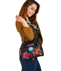 Nauru Shoulder Handbag - Summer Hibiscus - Polynesian Pride